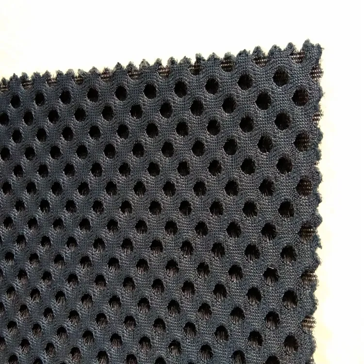 중국 제조 업체 100% 폴리 에스터 3d 에어 메쉬 패브릭 의류 커튼 침구