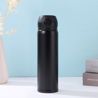 Nuevo Termo de Acero Inoxidable 304, Color Sólido, Simple y Moderno, Taza para Auto, Portátil para Exteriores, Regalo Ideal