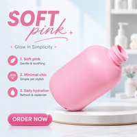 Vente en gros de flacons en plastique PET Boston mats de 350 ml et 400 ml, vides, pour lotion, shampoing, cosmétiques, gel douche, avec pompe, emballage imprimé à l'écran