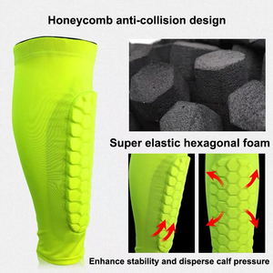 Bán Buôn Biểu Tượng Tùy Chỉnh Thoáng Khí Nén Dài Tay Áo Bóng Đá Chân Vớ Bóng Đá Chân Bảo Vệ Pad <span class=keywords><strong>Brace</strong></span> Bảo Vệ Vớ - Product Image 3