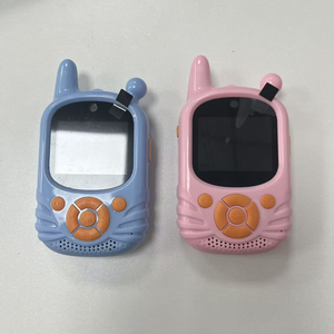 Lot de 2 talkies-walkies pour enfants avec caméra, radio bidirectionnelle longue portée pour garçons et filles, camping, <span class=keywords><strong>randonnée</strong></span> - Product Image 2