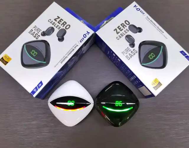 2025 New Gaming Earbuds Y-one TWS In-Ear Digital Display ANC HiFi V5.3 Wireless Earphones 5-10 Hours Battery Life IPX-6