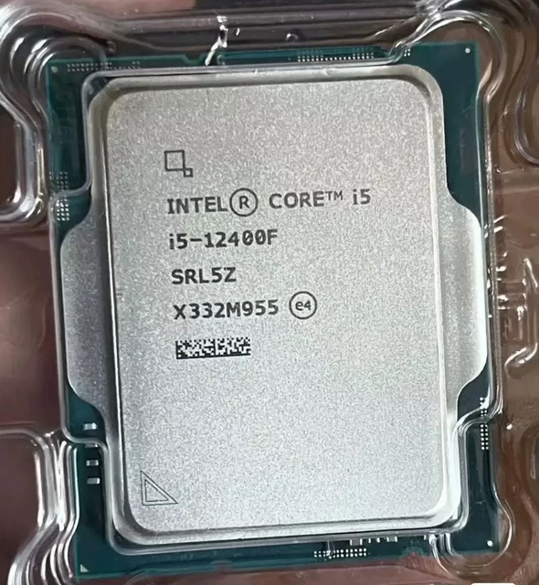 New Tray Package 12th I5 Core 12100 12100f 12400 12400f Desktop Processor