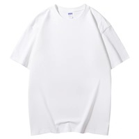 T-shirt en coton 100% à col rond pour homme, coupe classique, manches courtes, tricoté, uni, streetwear, vêtements décontractés