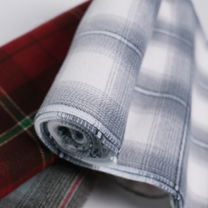 100% पॉलिएस्टर क्लासिक टार्टन प्लाड स्कार्फ, गर्म नरम बहुमुखी यूनिसेक्स चेकवर्ड रैप 25.2 "* 78.7" (64*200 सेमी) 290 जी, अनुकूलन योग्य - Product Image 5