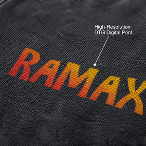 เสื้อฮู้ดซิปผู้ชายแบบวินเทจ หนัก 450GSM ลุคย้อนยุค ล้างสีแล้ว ลายพิมพ์เปลวไฟขาดๆ สไตล์สตรีทแวร์ รับผลิตแบบ OEM ODM - Product Image 3