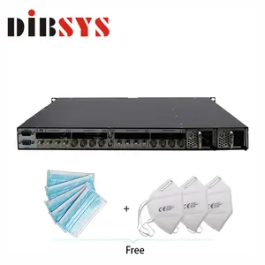 Profesional Penerima Satelit HD CI IRD 8 DVB-S/S2 Tuner untuk IP ASI Out Dukungan Bujukan Cyptoworks CAM Kartu