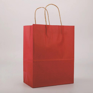 Wholesale Custom Luxury <b>Craft</b> Gift Brown White Packaging Bolsa De Papel Printed Shopping <b>Bag</b> Kraft Paper <b>Bags</b> with Your Own Log - Product Image 5