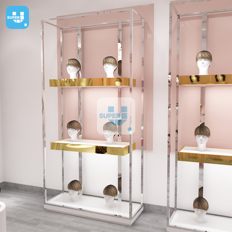 Beauty Shop Design Rack Hair Wig