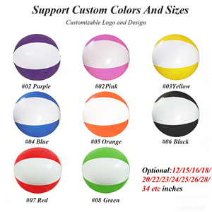 Pelotas de playa de plástico baratas de PVC en diferentes colores, pelotas de playa al por mayor, pelotas de playa personalizadas con logotipo personalizado - Product Image 6