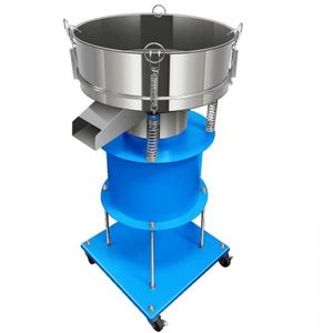 Tamis vibrant en acier inoxydable de haute qualité de 500 mm de diamètre pour poudre, petit tamis expérimental pour farine et poudres - Product Image 5