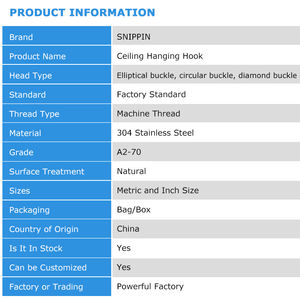 M5 M6 M8 M10 acier inoxydable 304 agrafe anneau <span class=keywords><strong>crochet</strong></span> fixe Pad oeil plaque pont porte boucle <span class=keywords><strong>en</strong></span> forme <span class=keywords><strong>de</strong></span> <span class=keywords><strong>U</strong></span> robuste montage au plafond cintre - Product Image 6