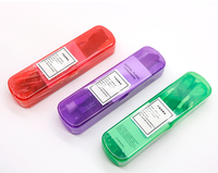 Kit de cuidado bucal de ortodoncia de 8 piezas, incluye cera de ortodoncia, cepillo de dientes, hilo dental, espejo bucal, regalo de clínica de ciencia médica