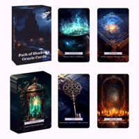 Venta al por Mayor de Mazos de Cartas de Oráculo Personalizados de 55 Cartas, Cartas de Tarot de Guía Espiritual, Cartas de Adivinación Mística, Impresión a Todo Color en Papel