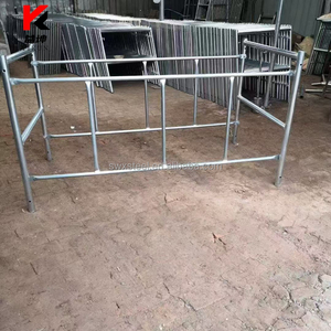 Échafaudage européen en acier à montage rapide Q235/Q355, treillis multidirectionnel <span class=keywords><strong>Altrad</strong></span> Ring Lock, haute résistance, capacité de charge 800 kg - Product Image 4