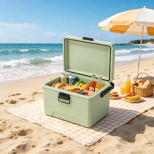 Nevera Portátil Aislada de 12L, Moderna, de Polipropileno, Resistente al Agua, de Grado Alimenticio, para Acampar, Hacer Picnic y Uso en <span class=keywords><strong>Grupo</strong></span> - Product Image 3