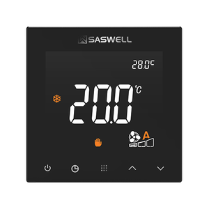 RS485 Modbus RTU Gebläsekonvektor-Thermostat SAS923FCT Digitaler <span class=keywords><strong>2</strong></span>-Rohr 3-Geschwindigkeits-Lüfterregler für Zentralisierte BMS-Gebäudesteuerung - Product Image 4