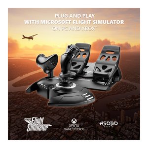 Manette de simulation de vol T FLIGHT Kit complet Noir 4460211 - Product Image 3