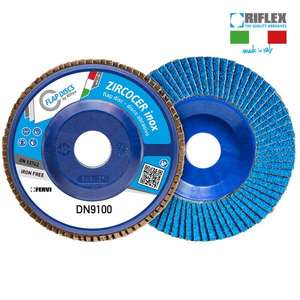 FERVI - DN9100.324 Disque à lamelle plat Zircocer Classic en céramique de zirconium-EAN 8012667296070 ABRASIVES - Product Image 1