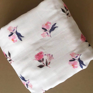 <span class=keywords><strong>Couverture</strong></span> et serviette de bain pour bébé en gaze de coton et fibre de bambou pour l'été, 120x120cm - Product Image 4
