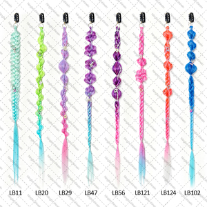 Nuovo Design Colorato di Estensioni <span class=keywords><strong>per</strong></span> Capelli Intrecciati a Mano <span class=keywords><strong>per</strong></span> <span class=keywords><strong>Bambini</strong></span>, Clip-in <span class=keywords><strong>per</strong></span> Coda di Cavallo, Extension <span class=keywords><strong>per</strong></span> <span class=keywords><strong>Trecce</strong></span> - Product Image 3