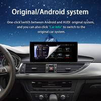 Système Linux Lecteur DVD de voiture sans fil CarPlay Android AUTO Écran 12,3 pouces 10,25 pouces pour Audi A6 A7 C7 Autoradio Stéréo Musique NAVI