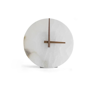 NGHỆ THUẬT Vòng đá cẩm thạch Đồng hồ trang trí trang trí trang trí nội thất Đồng hồ thủ công cao cấp sáng tạo khách sạn phòng ngủ bên trang trí thủ công - Product Image 6