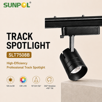 Venta al por Mayor de Focos LED Inteligentes Tuya de 12W, 15W, 20W y 25W, COB de Alto Lumen, Ajustables, para Salas de Exhibición Comerciales