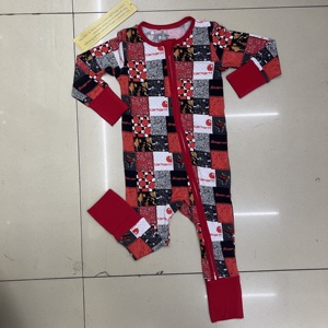 Pigiama per Neonati di Alta Qualità con Stampa in Morbido Bambù e Cerniera, Produttore di Tutine alla Moda per Bambini, Personalizzabile per Negozi di Boutique - Product Image 6