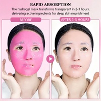 Masque Hydrogel Bio-Collagène PDRN OEM Marque Blanche ADN de Saumon Réparation Intensive Raffermissant Éclaircissant Masque Coréen Effet Peau de Verre