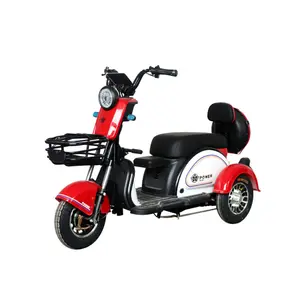 China 3wheel Three speed regulation Charge Power Mobility Scooter three wheel electric bike tricycle adult motorcycle