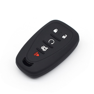 Casing Kunci Mobil Silikon Topbest 4 + 1/5 Tombol Lipat <span class=keywords><strong>Remote</strong></span> Control Fobs Kulit Penutup Pelindung Cangkang untuk C-hevrolet C-ruze - Product Image 2
