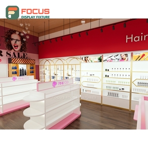 Luxury Hair Extension Display Counter Glass Showcase Drawer Integrated Shelf Display Counter Cabinet - Product Image 2