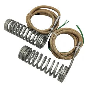 Manufacturers Supplier heater unit hot runner spring coil heater with Thermocouple