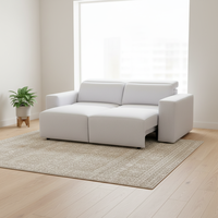 Ensemble de canapé inclinable électrique en tissu velours de luxe Canapé-lit pour salon