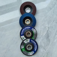 Disque à lamelles abrasif en oxyde d'aluminium zircone T27 pour l'acier inoxydable