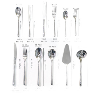 Ensemble de couverts en acier inoxydable de qualité supérieure, couteau, fourchette et cuillère, poli miroir 304, pour hôtel et restaurant - Product Image 5