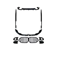 Kit de Carrocería Exterior Modificado para Automóviles Serie X6 G06 2023-2024, Actualización Black Warrior, Alerón Delantero, Faldones Laterales, Rejilla