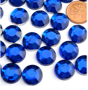 SS6 8 10 12 16 20 30 bé màu xanh hotfix sắt trên Rhinestone Glass strass đính flatback tinh thể đá cho Dance Dress - Product Image 5