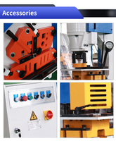Machine hydraulique multifonction combinée de poinçonnage et de cisaillement pour acier cornière et acier profilé