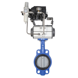 Válvula de Control Neumática Tipo Wafer de Acero Inoxidable Resistente a la Corrosión, Certificada ISO9001, KXC D371X, Unidad FRL para Agua, Venta al Por Mayor - Product Image 1