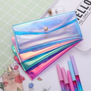 Beliebte farbige klare transparente Kunststoff umschlag Tasche Laser <span class=keywords><strong>PVC</strong></span> Umschlag Tasche - Product Image 2