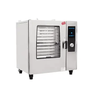 Commerciële Keukenapparatuur Bakovens Industrie Combi Gasoven Voor Bakkerij Combi Oven