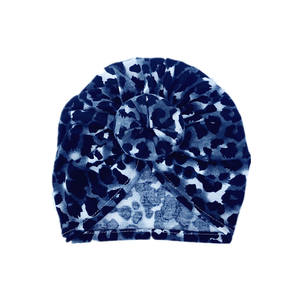 Chapeau pour bébé fille et garçon, <span class=keywords><strong>Turban</strong></span> pour nouveau-né, imprimé léopard, en coton doux, cerceau de tête pour enfants - Product Image 5