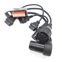 Cable de Conversión OBD2 de Alta Calidad de 16 Pines, Cable de PVC con Conductor de Cobre para PSA, GM, Benz, Ford, Diagnóstico, Rastreador GPS