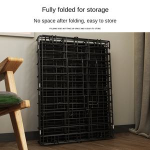 Jaula Rectangular Pequeña para Perros, de Alambre de Hierro, Plegable, sin Instalación, para Interiores y Exteriores, para Perros, Gatos, Conejos - Product Image 4