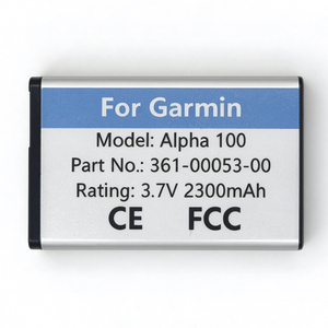 Batterie 2300mAh 361-00053-00 pour Garmin Alpha 100, <span class=keywords><strong>Montana</strong></span> 600, 600T, <span class=keywords><strong>650</strong></span>, 650T, collier GPS pour chien, chasse, suivi - Product Image 2