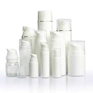 Botella de vacío cosmética para suero, con bomba de loción sin aire, 5, 10, 15 ml, precio al por mayor
