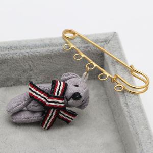 Eşarp düğmesi Pin 3/5 halka emniyet uzun Pin emniyet pimi broş toka Diy aksesuarları - Product Image 2