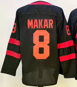 Maglia da Hockey su Ghiaccio Personalizzata con Logo Cucito - Stile USA e Canada, McDavid 97, MacKinnon 29, Tkachuk 19 - Product Image 2